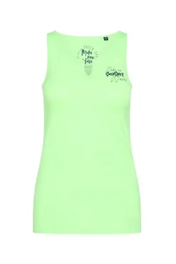 Outlet CAMP DAVID & SOCCX Trägershirt mit offenem Rundhalsausschnitt fresh lime freshlime
