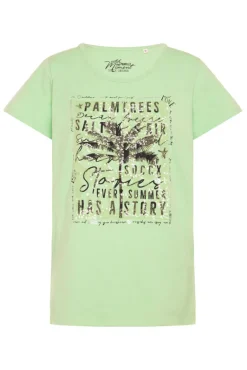 Best CAMP DAVID & SOCCX T-Shirt mit Pailletten-Artwork light green lightgreen