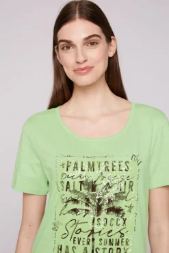Best CAMP DAVID & SOCCX T-Shirt mit Pailletten-Artwork light green lightgreen