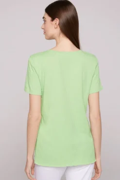 Best CAMP DAVID & SOCCX T-Shirt mit Pailletten-Artwork light green lightgreen