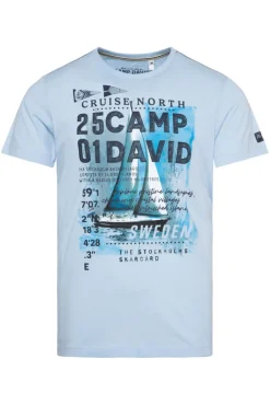 New CAMP DAVID & SOCCX T-Shirt mit Photoprint summer blue summerblue