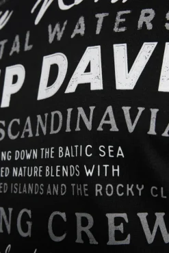 Clearance CAMP DAVID & SOCCX T-Shirt mit Print Artwork black