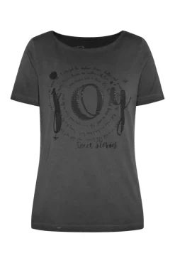Best CAMP DAVID & SOCCX T-Shirt mit U-Boot-Ausschnitt und Artwork black