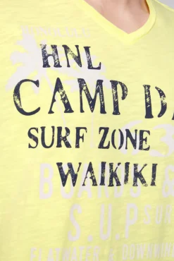 Store CAMP DAVID & SOCCX T-Shirt mit V-Neck und Print Artwork | S sunlight