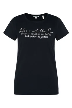 Best Sale CAMP DAVID & SOCCX T-Shirt  mit Wording Print black