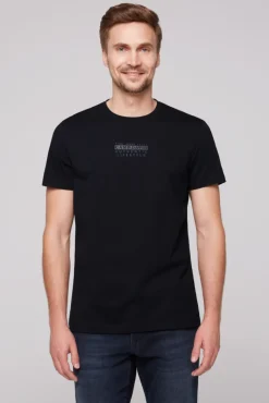 Online CAMP DAVID & SOCCX T-Shirt Rundhals mit Logo Print blue navy bluenavy