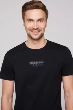 Online CAMP DAVID & SOCCX T-Shirt Rundhals mit Logo Print blue navy bluenavy