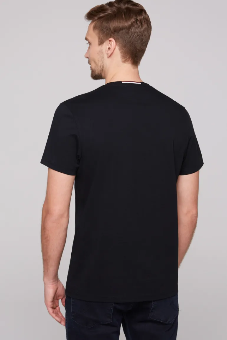 Online CAMP DAVID & SOCCX T-Shirt Rundhals mit Logo Print blue navy bluenavy