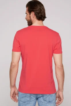 Cheap CAMP DAVID & SOCCX T-Shirt Rundhals mit Yacht Print skipper red | S skipperred