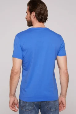 Cheap CAMP DAVID & SOCCX T-Shirt Rundhals mit Yacht Print deep sky | S deepsky