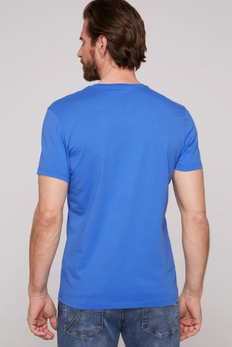 Cheap CAMP DAVID & SOCCX T-Shirt Rundhals mit Yacht Print deep sky | S deepsky