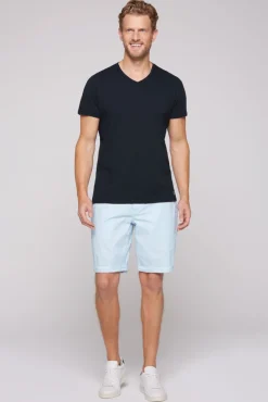 Store CAMP DAVID & SOCCX T-Shirt V-Neck mit Brusttasche blue navy | S bluenavy