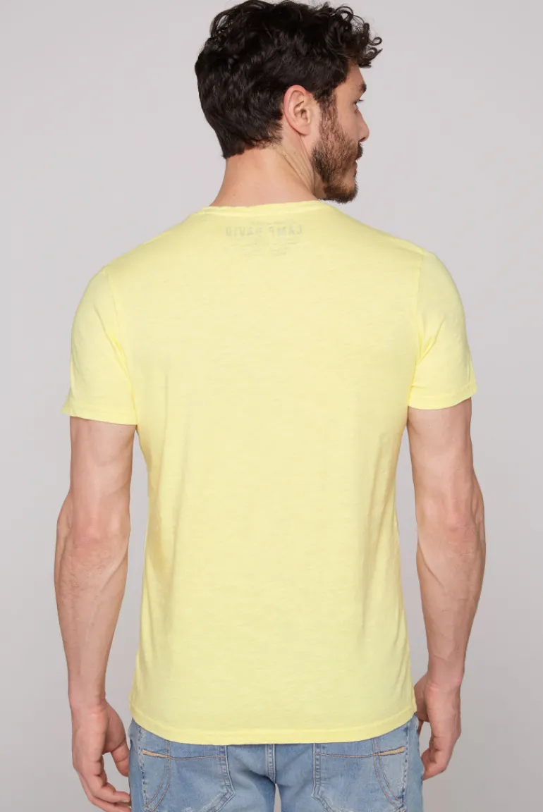 Store CAMP DAVID & SOCCX T-Shirt V-Neck mit Brusttasche sun