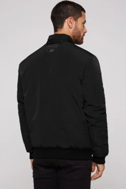 Shop CAMP DAVID & SOCCX Wattierter Fliegerblouson mit Patches black