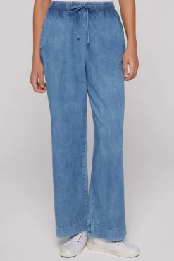 Cheap CAMP DAVID & SOCCX Wide Leg Jeans authentic blue authenticblue