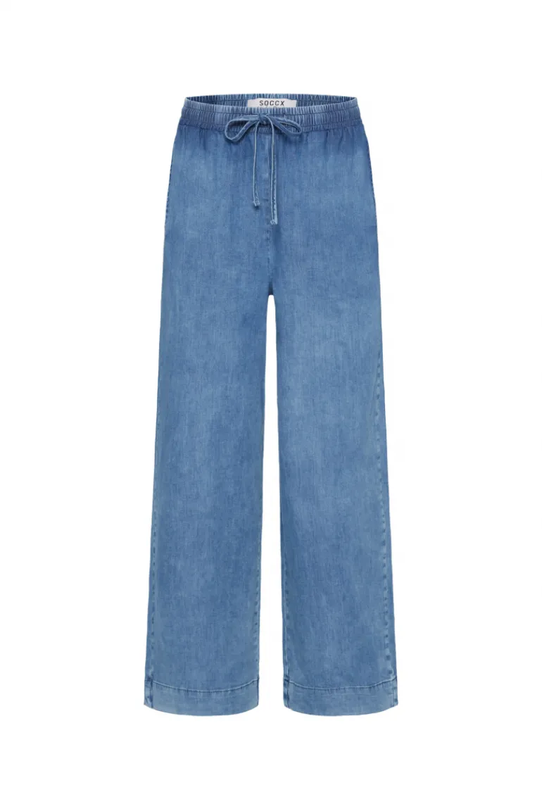 Cheap CAMP DAVID & SOCCX Wide Leg Jeans authentic blue authenticblue