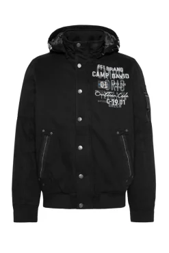 Shop CAMP DAVID & SOCCX Winterblouson mit abtrennbarer Kapuze und Artworks black