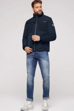 Store CAMP DAVID & SOCCX Winterjacke im Biker-Design blue navy bluenavy