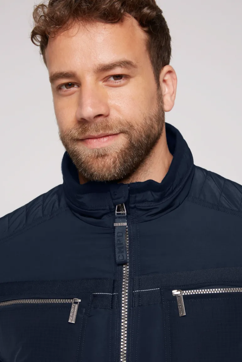 Store CAMP DAVID & SOCCX Winterjacke im Biker-Design blue navy bluenavy