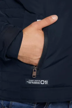 Store CAMP DAVID & SOCCX Winterjacke im Biker-Design blue navy bluenavy