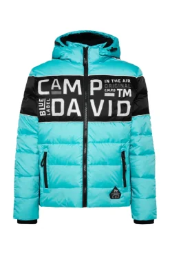 Shop CAMP DAVID & SOCCX Winterjacke mit Colour-Blocking und Logo-Design new aqua newaqua