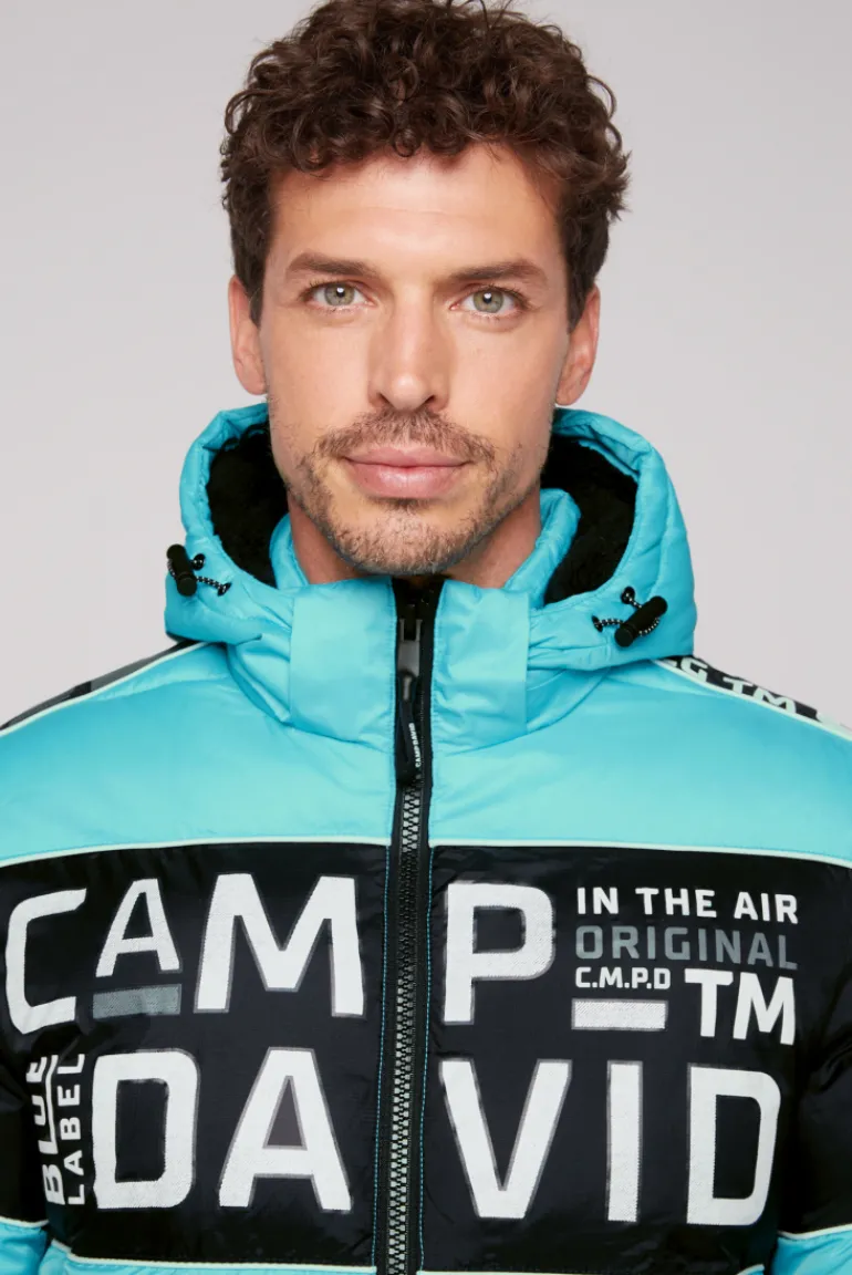Shop CAMP DAVID & SOCCX Winterjacke mit Colour-Blocking und Logo-Design new aqua newaqua