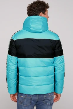 Shop CAMP DAVID & SOCCX Winterjacke mit Colour-Blocking und Logo-Design new aqua newaqua