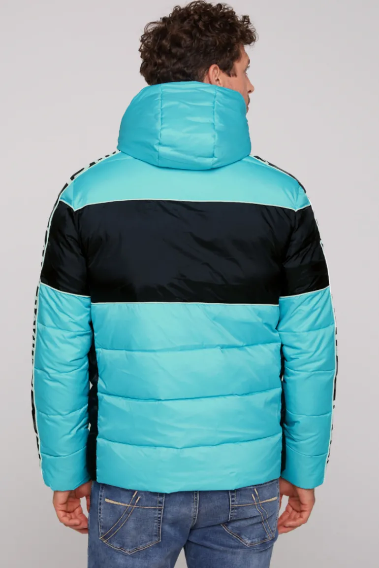 Shop CAMP DAVID & SOCCX Winterjacke mit Colour-Blocking und Logo-Design new aqua newaqua