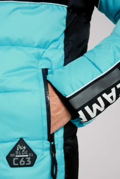 Shop CAMP DAVID & SOCCX Winterjacke mit Colour-Blocking und Logo-Design new aqua newaqua
