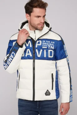 Best Sale CAMP DAVID & SOCCX Winterjacke mit Colour-Blocking und Logo-Design kitt