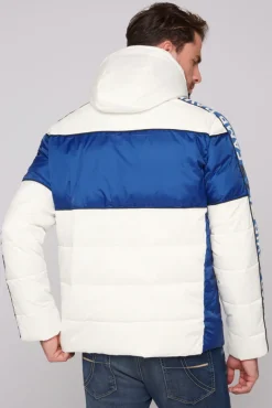 Best Sale CAMP DAVID & SOCCX Winterjacke mit Colour-Blocking und Logo-Design kitt
