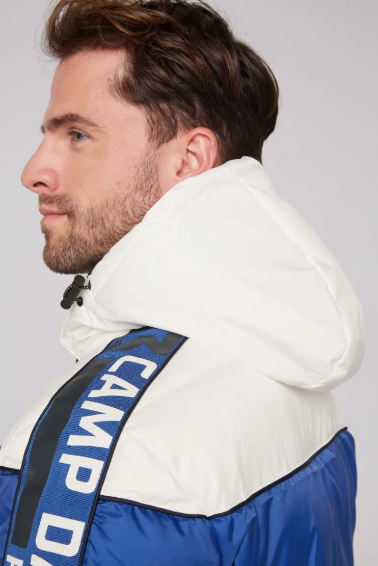Best Sale CAMP DAVID & SOCCX Winterjacke mit Colour-Blocking und Logo-Design kitt