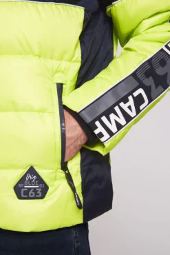 Online CAMP DAVID & SOCCX Winterjacke mit Colour-Blocking und Logo-Design neon kiwi neonkiwi