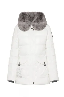 Flash Sale CAMP DAVID & SOCCX Winterjacke mit hohem Kragen und Steppmuster ivory