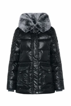 Clearance CAMP DAVID & SOCCX Winterjacke mit hohem Kragen und Steppmuster black