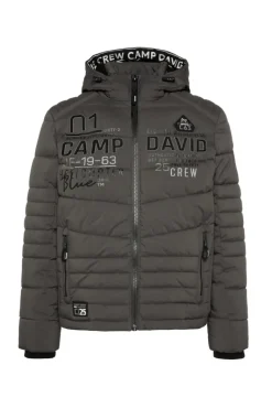 Cheap CAMP DAVID & SOCCX Winterjacke mit Kapuze im Ski-Design dark anthra darkanthra