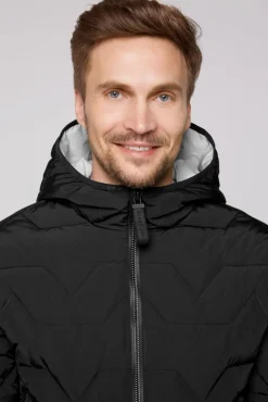 Hot CAMP DAVID & SOCCX Winterjacke mit Stepp-Design black