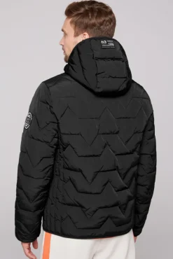 Hot CAMP DAVID & SOCCX Winterjacke mit Stepp-Design black